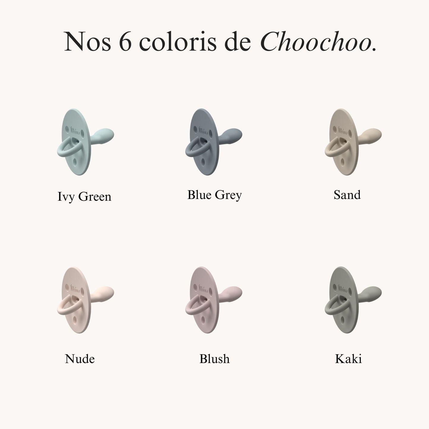 BIBS Colour Night Taille 1 (0-6 mois) Ronde - Latex Tetine personnalisée Pack 5 Paquet(s) contenant 5 pièces
